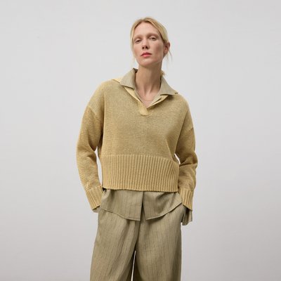 Pull court en maille ajourée ADOLFO DOMINGUEZ
