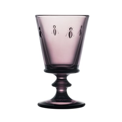 Lot de 6 verres à vin Aubergine, ABEILLE LA ROCHERE