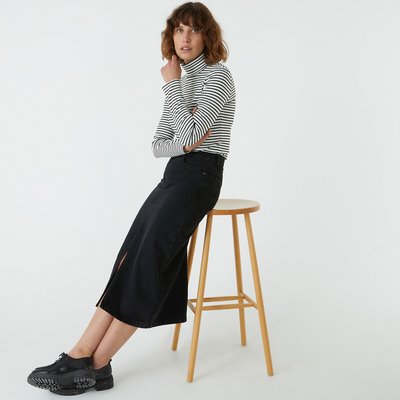 Jupe longue noire La Redoute