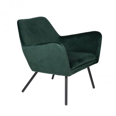 Fauteuil confortable en velours - ALABAMA MATHI DESIGN