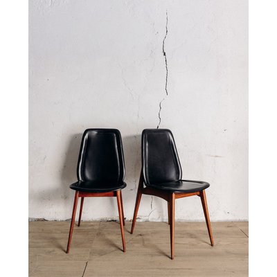 Paire de chaise scandinave Alma N°292 - Bon état DEBONGOUT