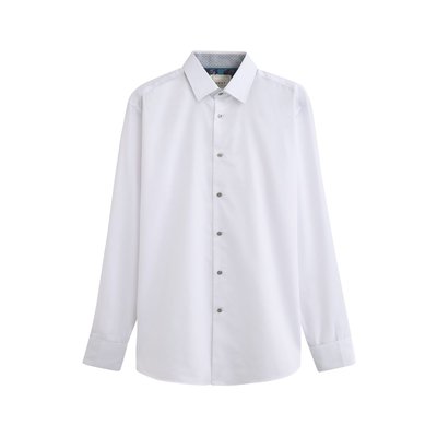 Chemise à bords contrastés - slim poignet double NEXT
