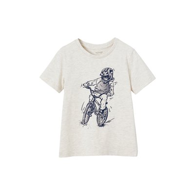 T-shirt Basics imprimé devant VERTBAUDET