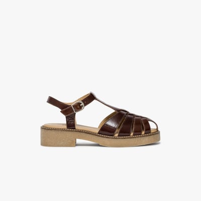 Derby en cuir FANNY BOCAGE