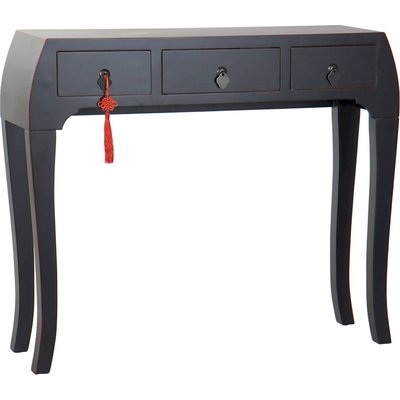 Console en bois avec tiroirs, Oriental masako RECOLLECTION