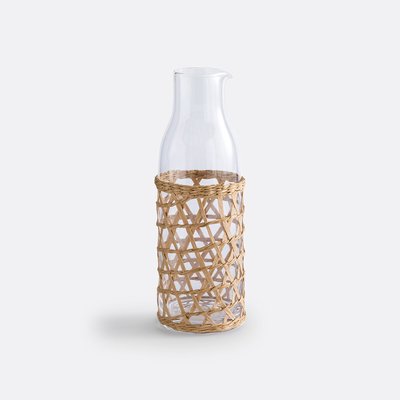 Carafe à eau en verre et tressage Qualimna LA REDOUTE INTERIEURS