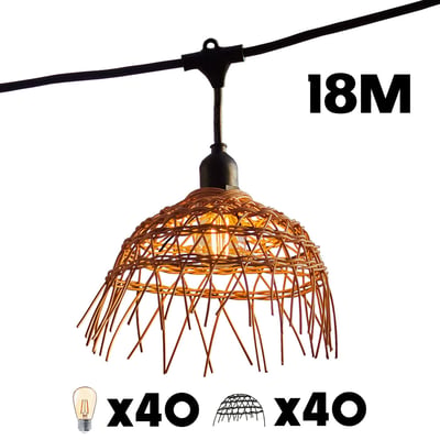 Guirlande connectable E27 4x HAWAII LIGHT LUMISKY
