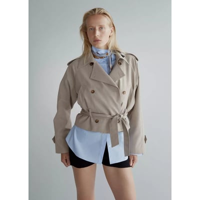 Trench court ceinture MANGO