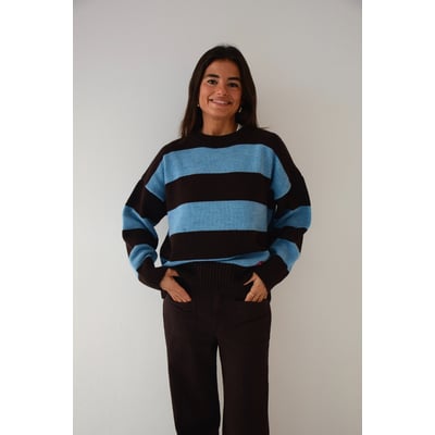 Pull rayé col rond ALEX MINDTRAVELER