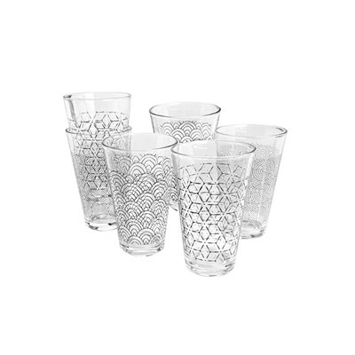 Lot de 6 verres, SLOW ARTIME