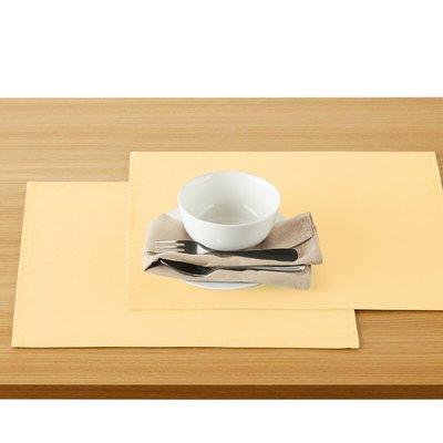 Lot 2 sets de table coton enduit souple, Scénario LA REDOUTE INTERIEURS