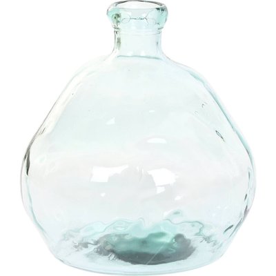Vase organique en cristal recyclé transparent style urban RECOLLECTION