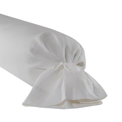 Taie de traversin unie en lin, Made in France, CYTHÈRE ALEXANDRE TURPAULT