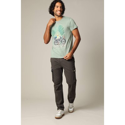 T-shirt classique en jersey de coton avec imprimé AVENTURA DEELUXE