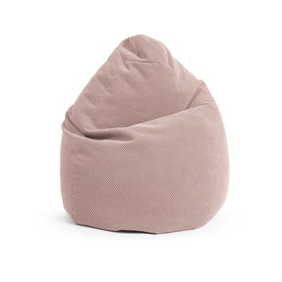 Pouf interieur poire velours COMODO BEAN XXL MAGMA HEIMTEX