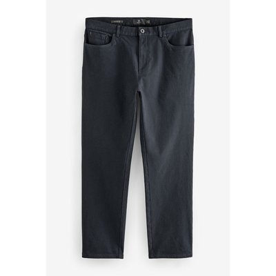 Pantalon droit style jean stretch et texturé NEXT