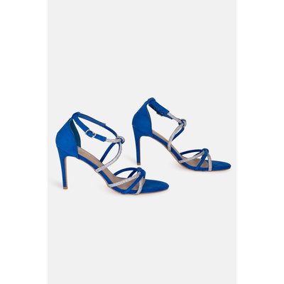 Sandales à talons avec brides strass MORGAN