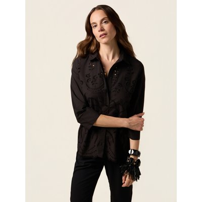 Chemise en broderie anglaise de coton OLTRE