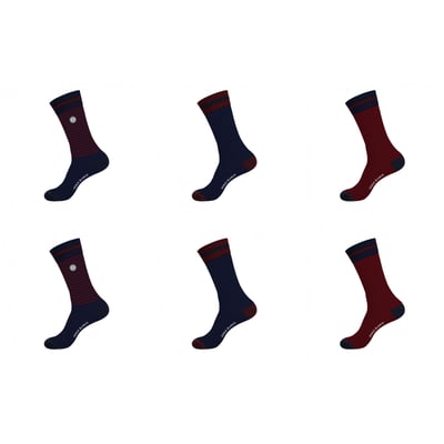 Lot De 6 Chaussettes De Ville SERGE BLANCO