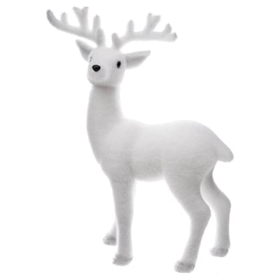 Décoration Noël, Renne debout, H 47 cm ATMOSPHERA