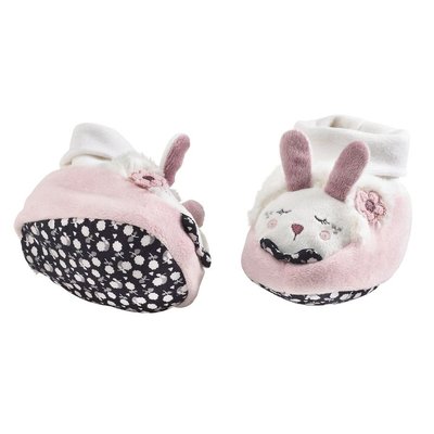Chaussons bébé en velours SAUTHON