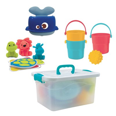 Valisette avec jeux de bain LUDI
