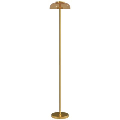 Lampadaire Métal Or HOMCOM