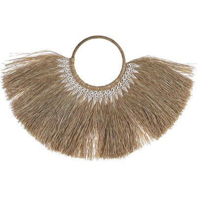 Déco murale ethnique en jute naturel style balinais artisanal RECOLLECTION