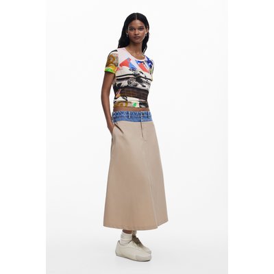 Desigual - Jupe longue évasée DESIGUAL
