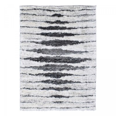 Tapis longs poils shaggy tissé motif berbère DOUX 5 UN AMOUR DE TAPIS