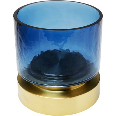 Vase Lumi bleu 18cm KARE DESIGN