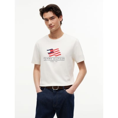 T-shirt met korte mouwen en vlag AMERICANA TOMMY HILFIGER