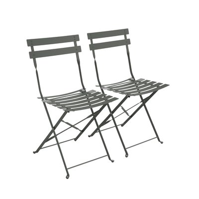 Chaise de jardin pliante métal (lot de 2) CHAISES EMILIA SWEEEK