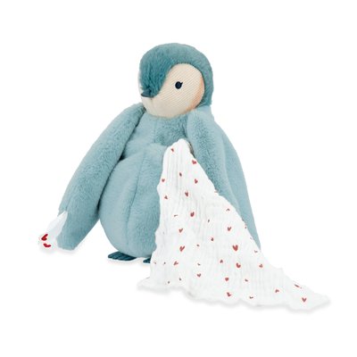 Complices - peluche à bisous manchot - vert - 20cm KALOO