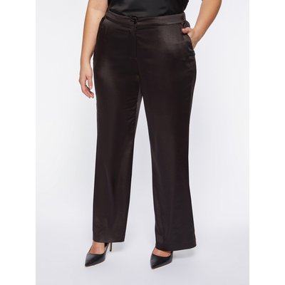 Pantalon satin noir brillant femme outlet