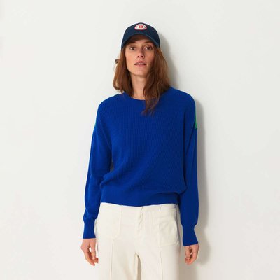 Pull manches longues en coton et cachemire MATHEO BENSIMON