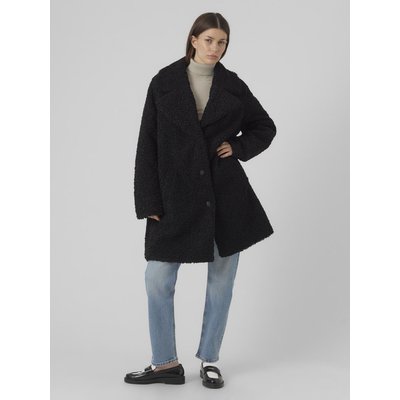 Manteau peluche noir 2025