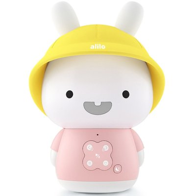 Veilleuse musicale Baby Bunny rose ALILO