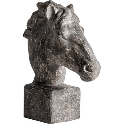Sculpture en résine, buste cheval, Vacio RECOLLECTION