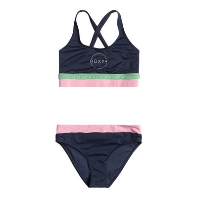 Ensemble de maillot deux pièces haut court ILACABO ACTIVE. ROXY