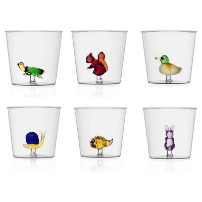 Verres à eau animaux Animal Farm  set de 6 ICHENDORF