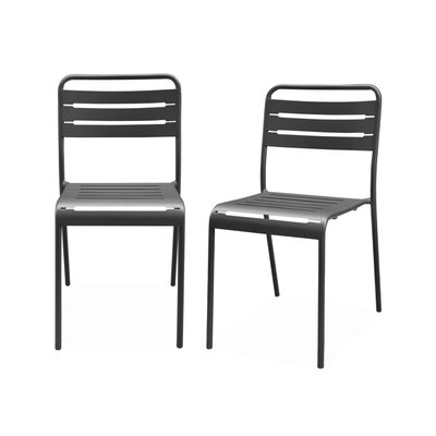 Chaise de jardin acier (lot de 2) AMÉLIA SWEEEK
