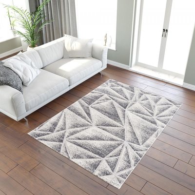 Tapis salon et chambre tissé motif géométrique ORI UN AMOUR DE TAPIS