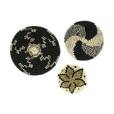 Corbeilles rondes en jonc (Lot de 3) AUBRY GASPARD