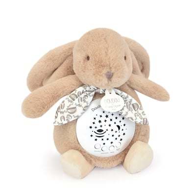Veilleuse musicale lapin avec projection DOUDOU ET COMPAGNIE