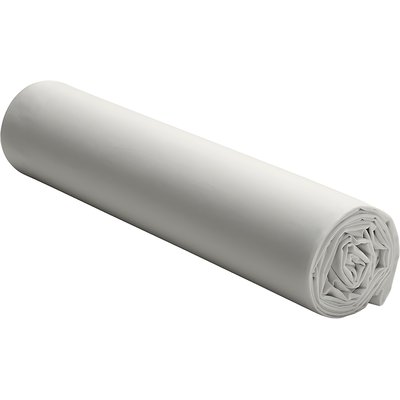 Drap housse percale de coton lavé bonnet 30 cm uni BATON ROUGE