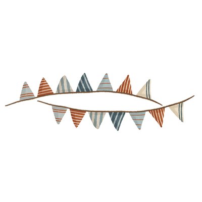 Stickers guirlande de fanion LOTAN LILIPINSO