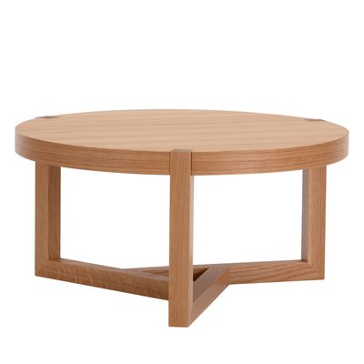 Table basse ronde en bois ø81cm - BRENTWOOD WOODMAN