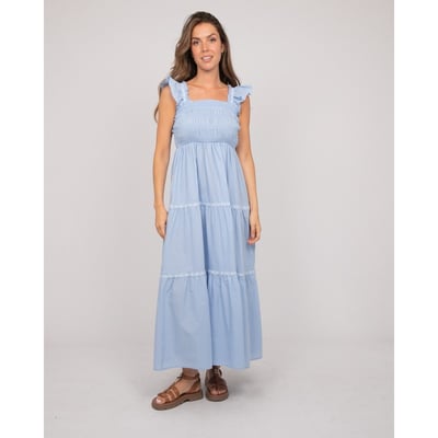 Robe Longue Bohème Bustier Smocké Irmina DONA LISA