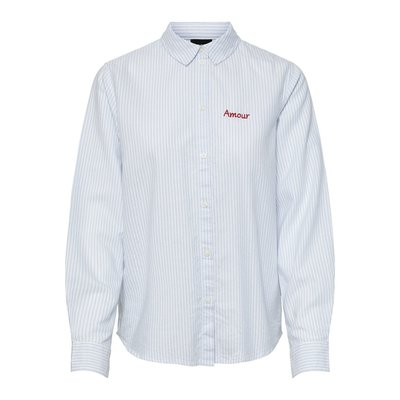 Chemise à fines rayures Amour PIECES
